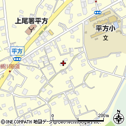 埼玉県上尾市平方1336周辺の地図