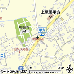 埼玉県上尾市平方2091周辺の地図