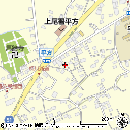 埼玉県上尾市平方1313周辺の地図
