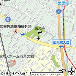 埼玉県春日部市大畑215周辺の地図