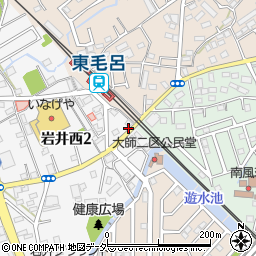 堀江印判店駐車場周辺の地図