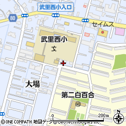 埼玉県春日部市大場887周辺の地図