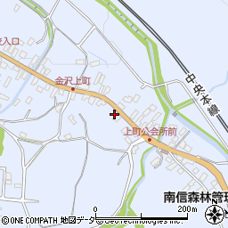 長野県茅野市金沢2155周辺の地図