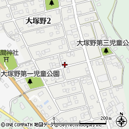 茨城県潮来市大塚野周辺の地図