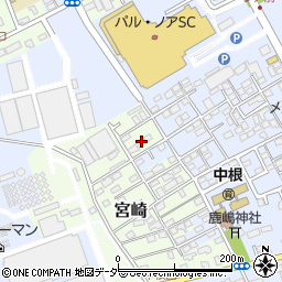 千葉県野田市宮崎6-100周辺の地図