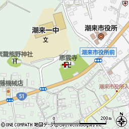 恵雲寺周辺の地図