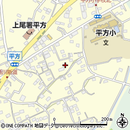 埼玉県上尾市平方1335周辺の地図