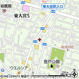栃木銀行東大宮支店周辺の地図
