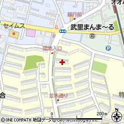 武里団地１－３２周辺の地図