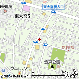 栃木銀行東大宮支店周辺の地図