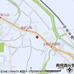 長野県茅野市金沢2155-1周辺の地図