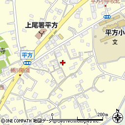 埼玉県上尾市平方1320周辺の地図