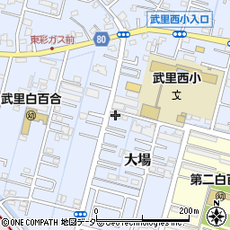 埼玉県春日部市大場794周辺の地図