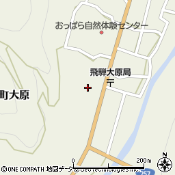 岐阜県高山市清見町大原680周辺の地図
