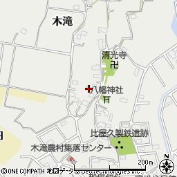 茨城県鹿嶋市木滝418周辺の地図