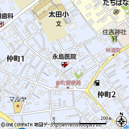 永島医院周辺の地図