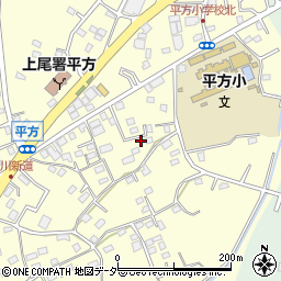 埼玉県上尾市平方1334周辺の地図