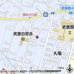 埼玉県春日部市大場725-11周辺の地図