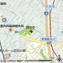 埼玉県春日部市大畑177周辺の地図