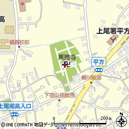 馬蹄寺周辺の地図