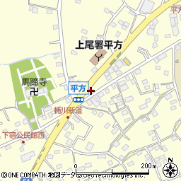 埼玉県上尾市平方1704周辺の地図