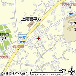埼玉県上尾市平方1318-1周辺の地図