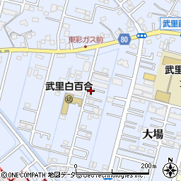 埼玉県春日部市大場725-15周辺の地図