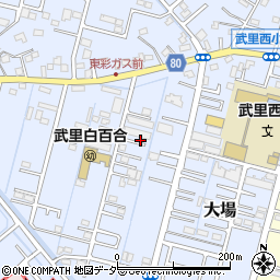 埼玉県春日部市大場725-7周辺の地図