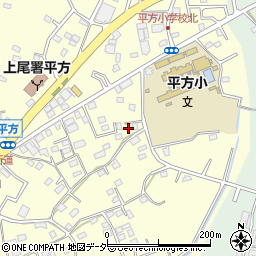 埼玉県上尾市平方1333周辺の地図