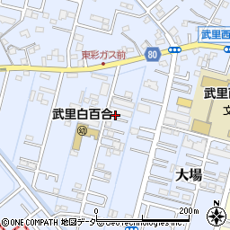 埼玉県春日部市大場725-5周辺の地図