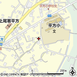 埼玉県上尾市平方1332周辺の地図