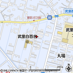 埼玉県春日部市大場725-4周辺の地図