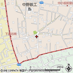 埼玉県坂戸市中小坂882周辺の地図
