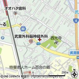 埼玉県春日部市大畑193周辺の地図