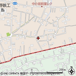 埼玉県坂戸市中小坂830-1周辺の地図