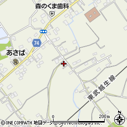 埼玉県坂戸市浅羽1454周辺の地図