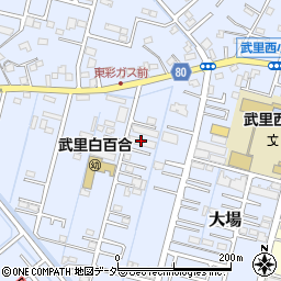 埼玉県春日部市大場730周辺の地図