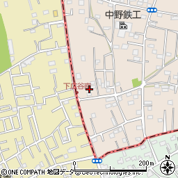 埼玉県坂戸市中小坂866-17周辺の地図