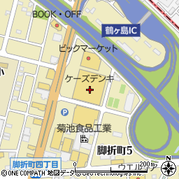 ケーズデンキ鶴ヶ島インター店周辺の地図