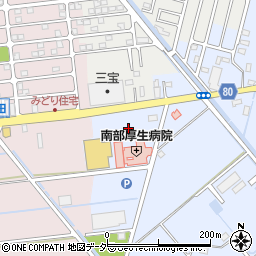 埼玉県春日部市大場10周辺の地図