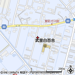 埼玉県春日部市大場207周辺の地図
