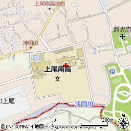 埼玉県立上尾特別支援学校　上尾南分校周辺の地図