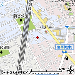 吉野町テラス周辺の地図