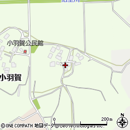 茨城県稲敷市小羽賀428周辺の地図