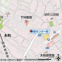関鉄県南タクシー株式会社　本社営業所周辺の地図