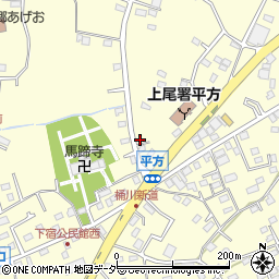 埼玉県上尾市平方1707周辺の地図