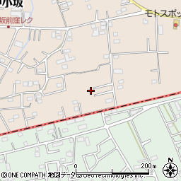 埼玉県坂戸市中小坂801-9周辺の地図
