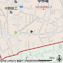 埼玉県坂戸市中小坂771-9周辺の地図