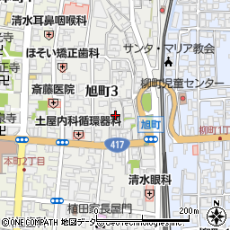 福井県鯖江市旭町周辺の地図