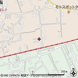 埼玉県坂戸市中小坂801-6周辺の地図